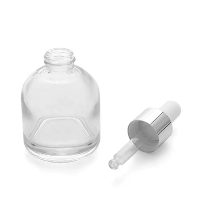 Non Spill​ Foundation Glass Bottle 18mm Amber Dropper Bottles