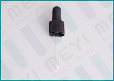 Polypropylene Plastic Ribbed Liquid Dropper 18/415 For Essential Oil Bottles