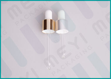 18/415 Cosmetic Essential Oil Dropper With Anodizing Aluminum Dropper Cap