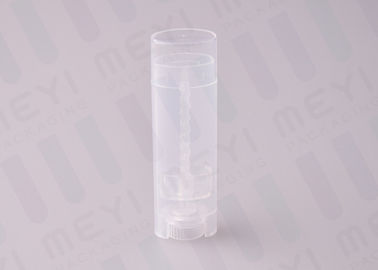 Transparent Oval Lip Balm Tubes , 4.5g Cute Mini Eco Tube Lip Balm Packaging 