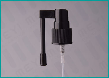24/410 Black Oral Spray Pump For Antibacterial Throat Spray / Pharmaceutical Spray
