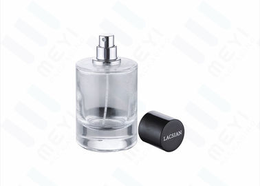 75ml Glass Perfume Bottle Packaging With Black Magnetic Cap For Luxury Perfume