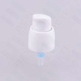 White Plastic Cream Treatment Pump For Lotion , Liquid No Touch Metal Spring