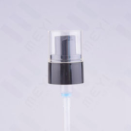 Black Plastic Screw Cap 18/410 Makeup Foundation Pump With AS Dustcap