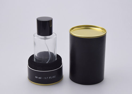 SGS 50ml Glass Perfume Bottle Packaging Smooth Closure Cap