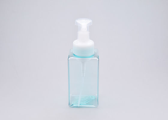 Reusable 0.4cc 450ml Blue Translucent Soap Dispenser Refill Bottle