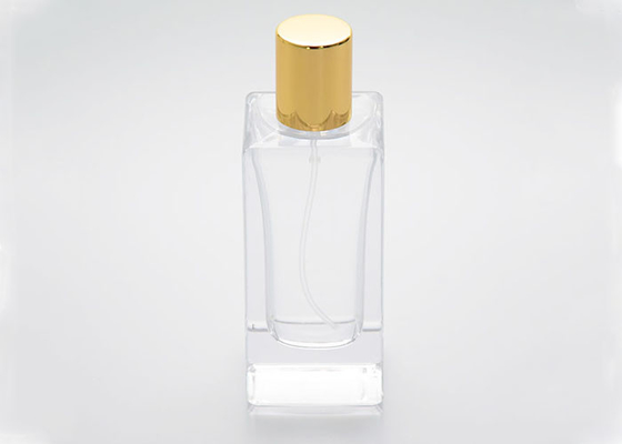 Glass Empty Square Perfume Bottles 0.075ml 100ml No Leaking