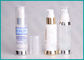 Silkscreen Printing PP Cosmetic Pump Bottle Airless Dispenser Bottles With SAN Cap