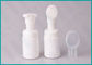 30 ML Round White Foam Soap Pump Bottle With Brush Head For Shaving Liquid