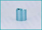 28/410 Blue Disc Top Cap , Lotion Plastic Bottle Cap For Conditioners