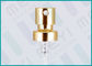 Gold Screw Fine Mist Perfume Spray Pump For Cosmetic Pump Bottle