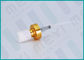 15/400 0.12cc Output Golden Perfume Spray Pump No Spill With White Actuator