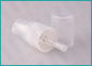 18/410 All Transparent Treatment Pump With Ribbed Closure For Skin Care