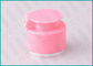 24/410 Pink Flat Flip Top Cap Spill Resistance With Shiny Gold Ring