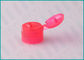 Pink 24/410 Flip Top Caps For Bottles , Butterfly Plastic Closure Caps For Hand Wash