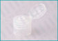 Transparent Smooth Flip Top Cap 20/415 Highly Sealed For Lotion Bottles