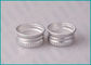 20mm Silver Aluminum Cosmetic Screw Top Caps And Closures With Spill Prevention