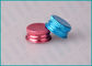 20mm Colorful Aluminum Screw Top Cap For Face Care Emulsion Containers