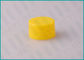 28/410 Yellow Plastic Cosmetic Bottle Caps For All Kinds Of Containers