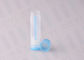Blue 0.15 OZ PP Plastic Lip Balm Tubes For Cosmetics / Body Balm / Body Butters