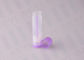 5g Purple Plastic Lip Gloss Tubes Round Shape Clean Cosmetic Tubes
