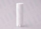 4.5g White PP Oval Shape Empty Lipstick Tubes With Silkscreen Printing