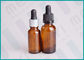 5ml - 100ml Amber Dropper Bottles , Cosmetic Essential Oil Dropper Bottle 