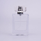 50ml Flat Glass Perfume Bottle With Clear Syrlyn cap