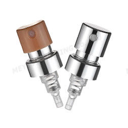 Custom Logo Gold Or Silver Perfume Mist Sprayer Pump 0.075ml Spray Volume For Crimp Bottle