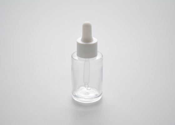 20/410 Essential Oil Pump Bottle Flat Shoulder 30ml Glass Dropper Bottles